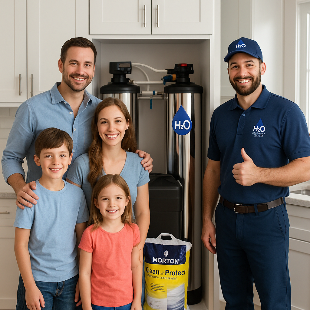 H2O water filtration equipment black filter system